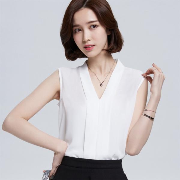 ブラウス レディース オフィス ブラウス 白 ノースリーブ ブラウス フリル フォーマル シフォンブラウス 大きいサイズ 無地 18春夏新作 Buyee Buyee 日本の通販商品 オークションの代理入札 代理購入