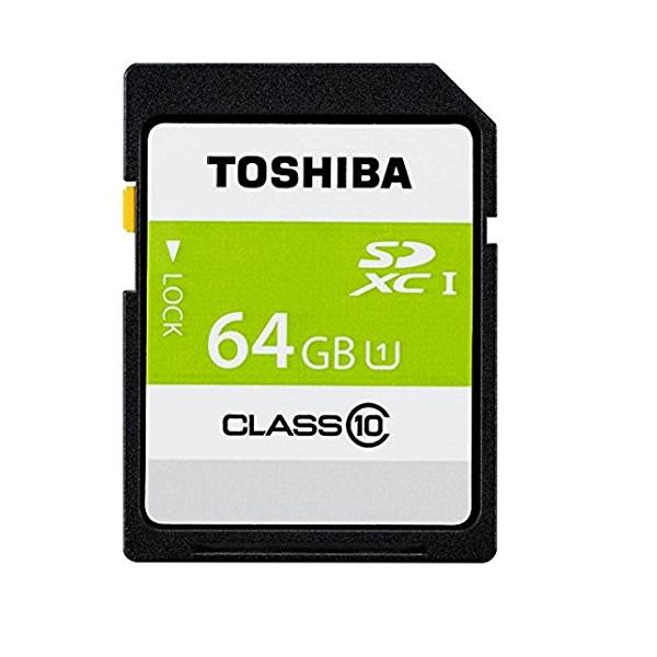 TOSHIBA SDXCカード 64GB Class10 UHS-I対応 (最大転送速度40MB/s) SDAR40N64G