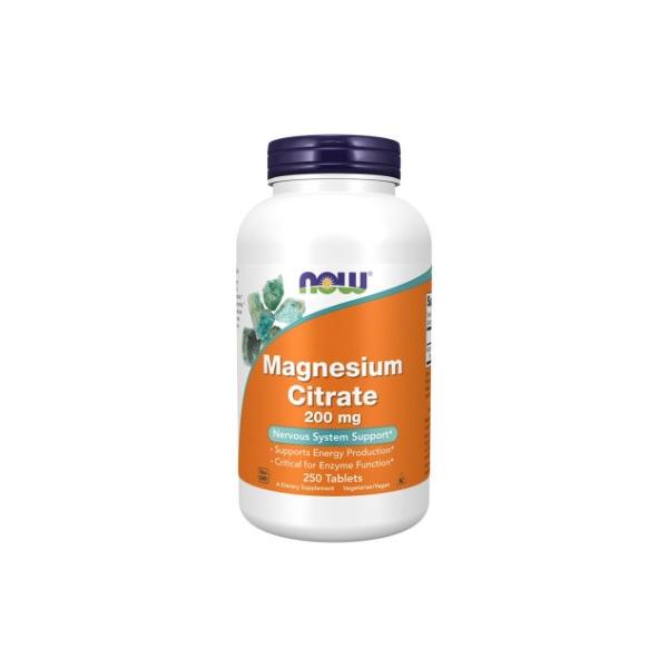 NOW Foods クエン酸マグネシウム 200mg 250錠