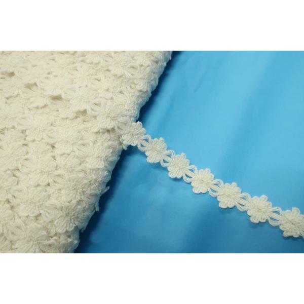 厚み：普通　柔らかい　　ウール素材温かみのある安心の日本製ウールストレッチレースです。ゴム入りのストレッチレースで適度なボリューム感があり、風合いも柔らかいです。ナチュラルテイストの生成りカラーです。お使いのモニター環境により、実物と多少色...