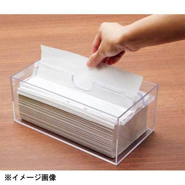 ●型番:691486●サイズ(mm):246136104●内寸(mm):240130100●重量:540g●材質:スチロール樹脂●落とし蓋形式で最後までスムーズに取れます。●透明なのでペーパータオルの残量が分かります。