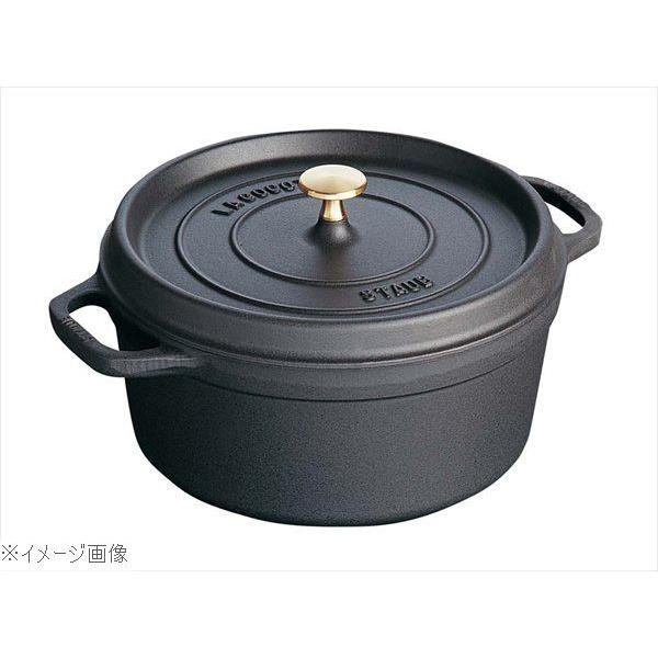 ストウブ　ココット12cm ブラック ストウブ ピコ・ココット ラウンド 12cm ブラック 40509