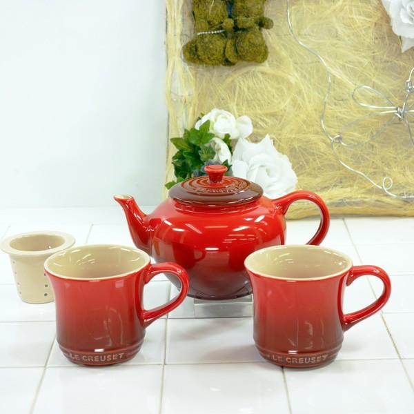 ル クルーゼ Le Creuset ストーンウェア ティーポット マグ Ss 2個入り セット チェリーレッド 00 06 日本正規販売品 00 06 スタイルキッチン 通販 Yahoo ショッピング