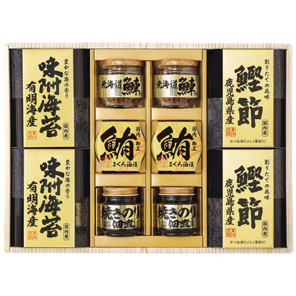 香典返し 品物 海苔 佃煮 食品 ギフト 法事 法要 お返し 引き出物 喪中見舞い 四十九日 のし 志 満中陰志 粗供養 一周忌 挨拶状 美味之誉 詰合せ 5875-50