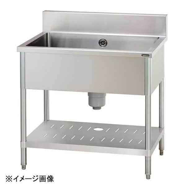 一槽シンク バックガード有り 蛇口付き 幅45㎝×高さ95㎝×奥行45㎝ 18-0一槽シンク(バックガード付) TXA-1S-45 : スタイルキッチン - 通販