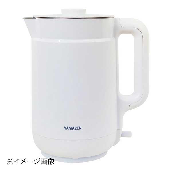 株式会社 山善 電気ケトル(1.5L) YKPA-1215(W) ホワイト : スタイル 