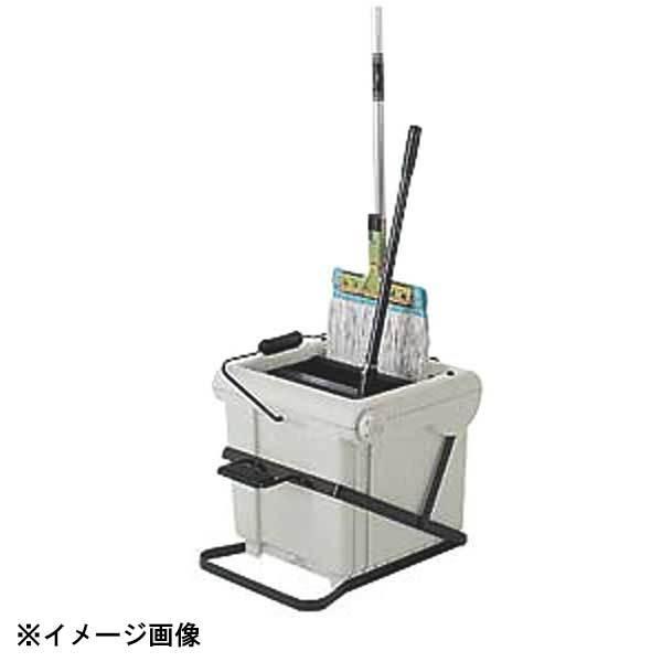 ラチェット式ペダルを踏むだけで立ったままモップを絞れます。●サイズ　外寸縦×横×高さ：385×465×H350mm●材質：本体:ポリプロピレン　メイン機構部:スチール黒色クロメート・　　   ユニクロメッキ　ローラーペダル:硬質塩化ビニール...