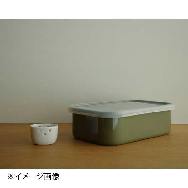 ●水取器（磁器）付です。●サイズ(mm)：255×160×H70●カラー：オリーブ●材質：本体:琺瑯　蓋:ポリエチレン●メーカー型番：TK-19OL