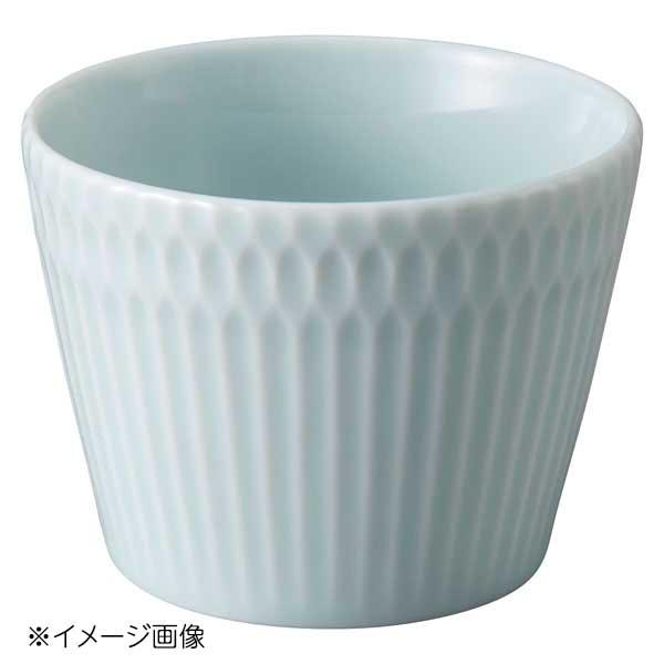 伝統的な「しのぎ文様」の繊細なレリーフが美しい器●サイズ：φ8.5×H6.5cm ●満水容量：200cc  ●素材：白磁 ●品番：T256-876-4307