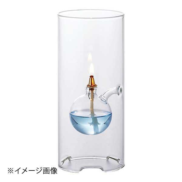 ●燃焼時間10時間　●ガラスの筒の中に丸い球体が浮いたようなユニークなデザイン　●サイドの注入口からオイルを補充することができる●直径×高さ(mm):85×200●カラー：【１】ベース「透明」【２】口金「ゴールド」【３】芯「白」【４】オイル...