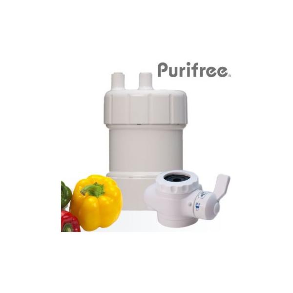 【17+2物質除去】　浄水器　Purifree（ピュリフリー） （ホワイト）⑤ 17+2物質除去で2年使える!!】浄水器（ホワイト） purifree