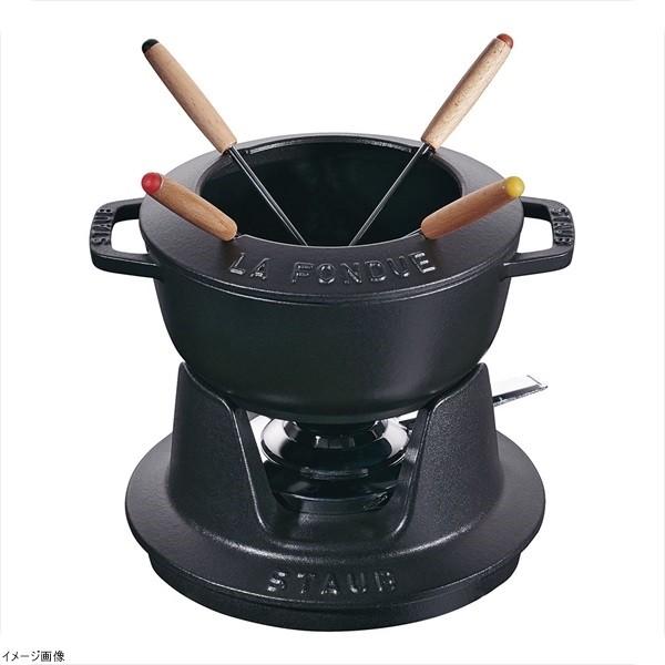 ストウブ フォンデュセット 16cm 40511−970黒 : スタイル 