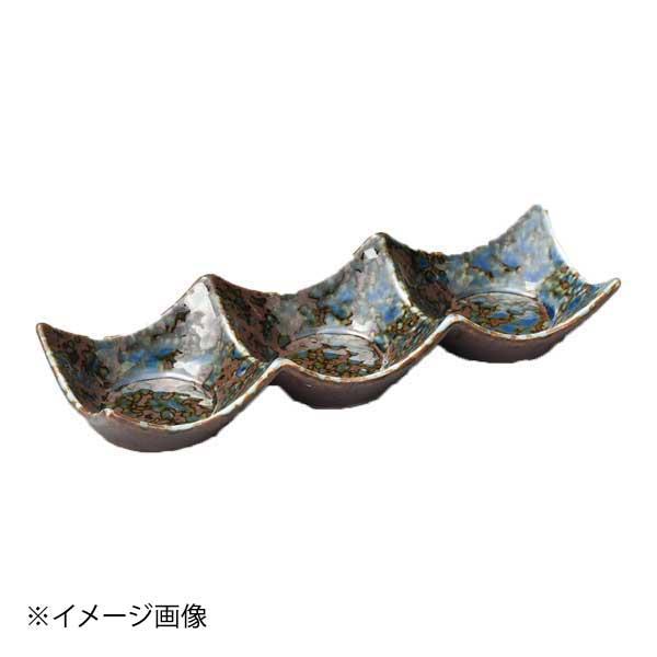 いろり石目型3連皿(小)