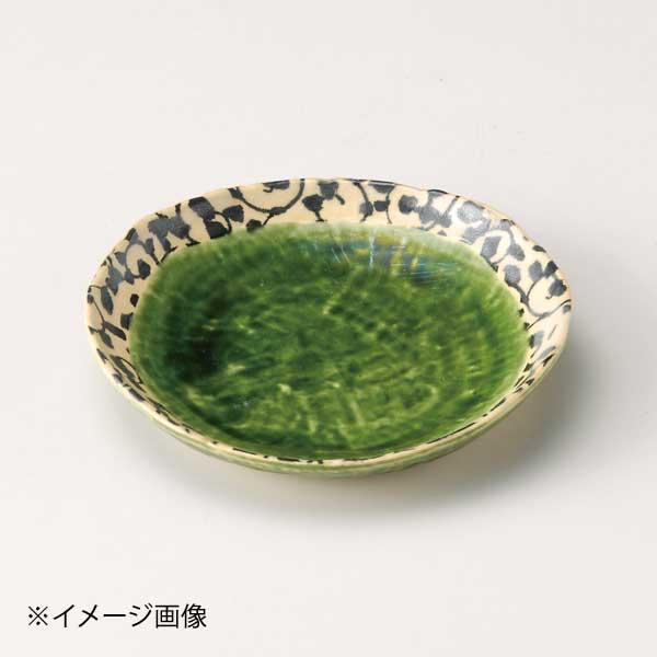 唐草織部銘々皿