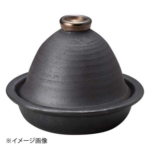 黒金彩タジン鍋(大)(萬古焼)