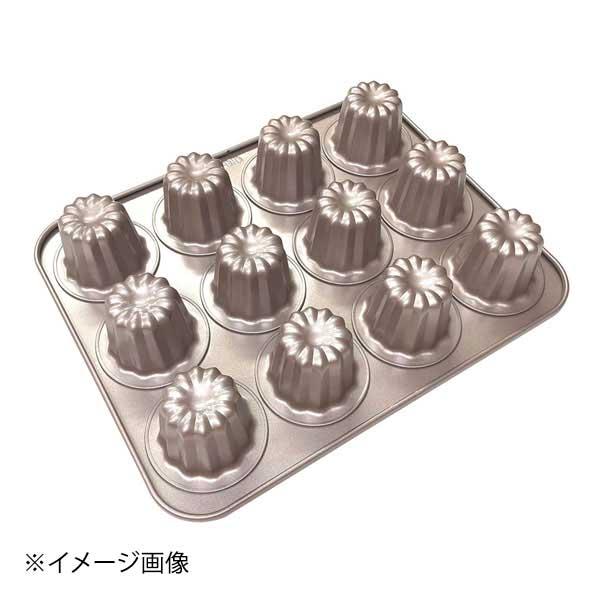 カヌレ型 12個取 天板 銅製 千代田金属工業 日本製 富澤商店 OLT】