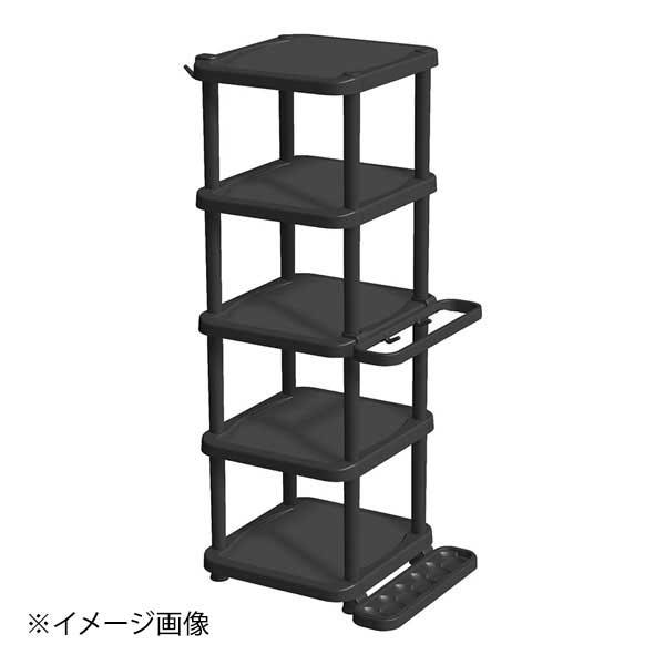 他サイト： TENMA( テンマ) プロフィックス くつ置けるん棚 ブラック 5段の商品画像