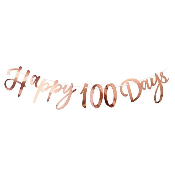 regalo 100日祝い レターバナー ガーランド 飾り HAPPY 100 DAYS