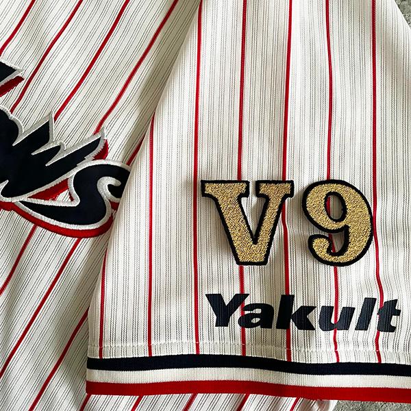 メール便送料無料】東京ヤクルトスワローズ 刺繍ワッペン V9