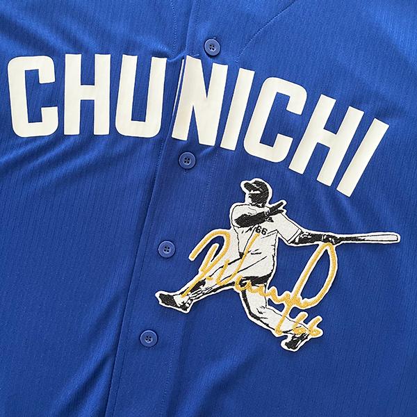 納期注意【中日 ドラゴンズ 刺繍ワッペン ビシエド サイン付