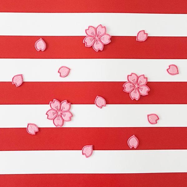 ラグビー ワールドカップ 2023 応援 刺繍ワッペン 桜吹雪】日本 ラグビー ワールドカップ 2023 応援 刺繍ワッペン 桜吹雪】日本