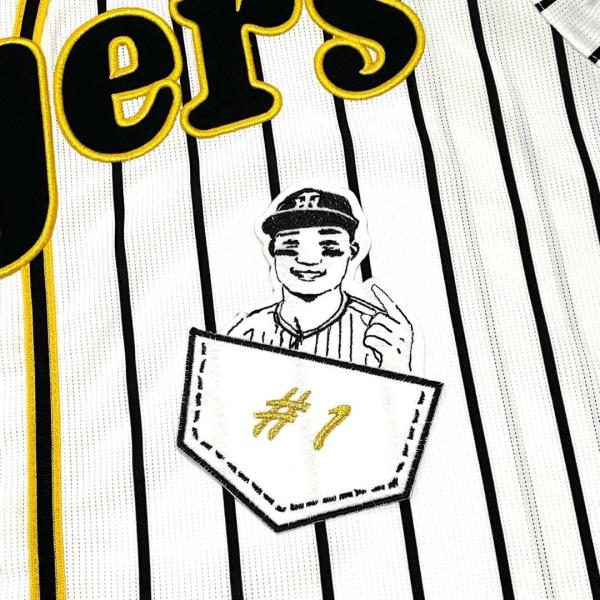 納期注意【阪神タイガース 刺繍ワッペン ポケットから 森下翔太