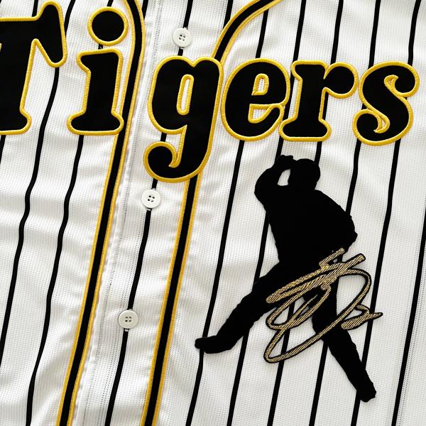 納期注意【阪神タイガース 刺繍ワッペン 梅野 サイン付 納期注意【阪神タイガース 刺繍ワッペン 梅野 サイン付