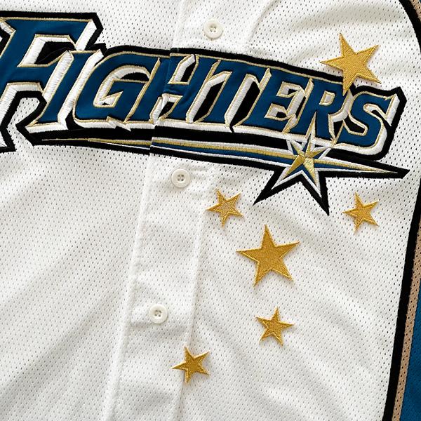 日本ハムファイターズ 刺繍ワッペン 星 大】☆/スター/応援/日ハム