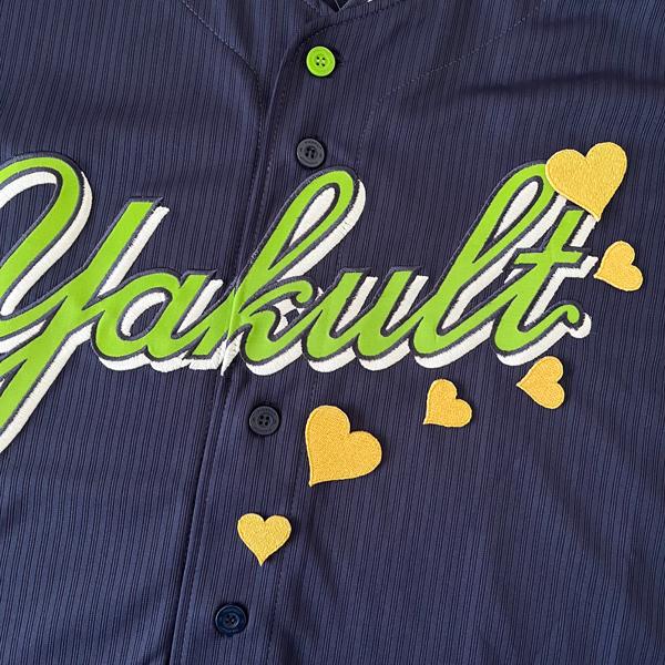 納期注意【東京ヤクルトスワローズ 刺繍ワッペン ハート】【A
