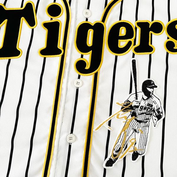 納期注意【阪神タイガース 刺繍ワッペン 福島 サイン付シルエット 3】福島圭音/プロ野球/ユニフォーム/刺しゅう/ワッペン/応援グッズ