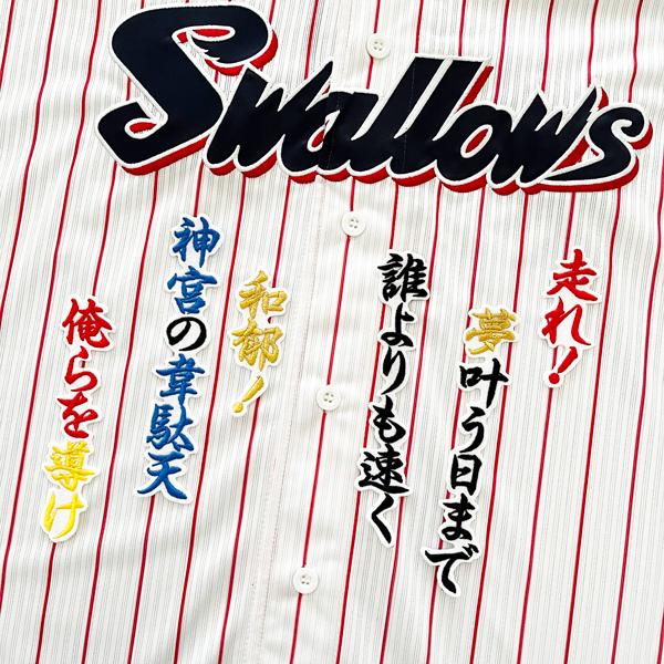 メール便送料無料】【東京ヤクルトスワローズ 刺繍ワッペン 丸山 応援