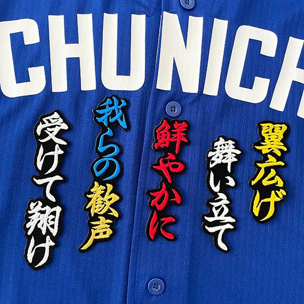 メール便送料無料】中日 ドラゴンズ 刺繍ワッペン 根尾 応援歌 /根尾昂