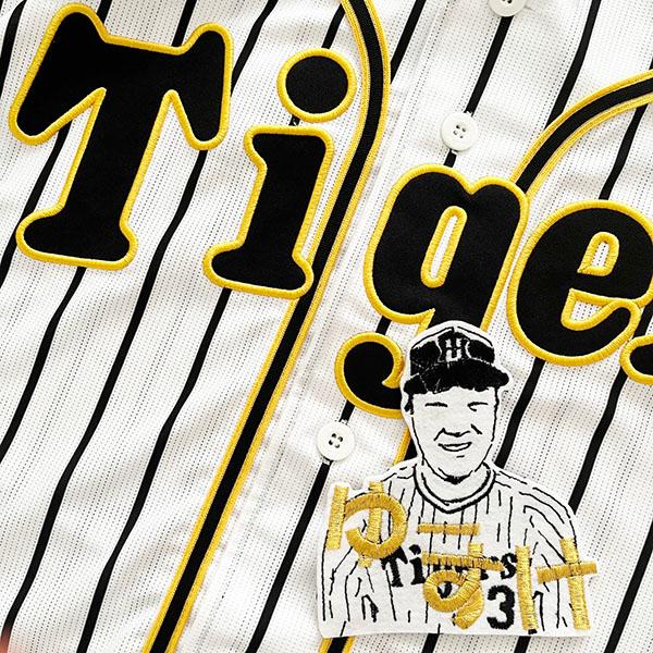 阪神タイガース　大山悠輔選手　刺繍ワッペンユニフォーム Amazon.co.jp: 阪神 タイガース 刺繍ワッペン 大山 悠輔 背番号