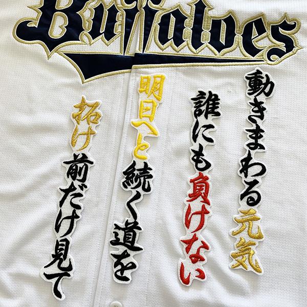 メール便送料無料 オリックス バファローズ 刺繍ワッペン 西野 応援歌 白 西野真弘 Orix 応援 刺繍 ユニホーム Oc 1110 339 Laconquete ぷらす 通販 Yahoo ショッピング