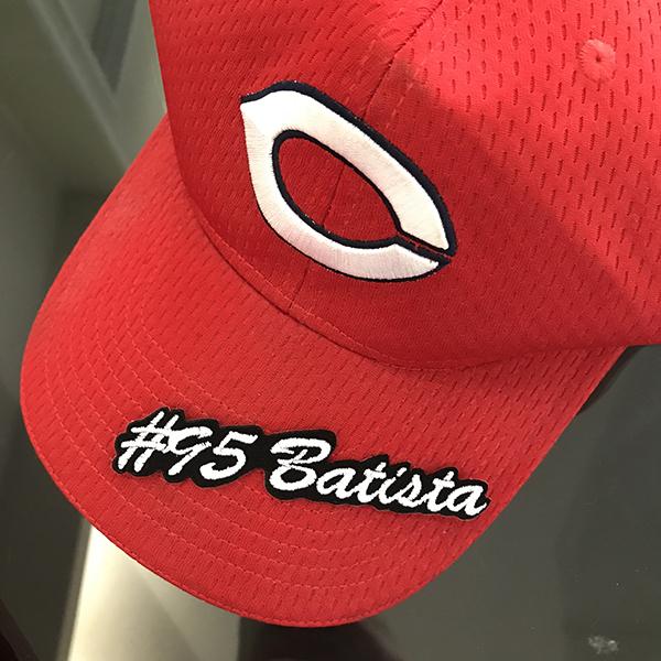 メール便送料無料】広島 カープ 刺繍ワッペン バティスタ ＃95