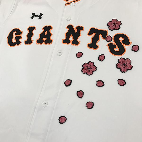 読売 ジャイアンツ 巨人 刺繍ワッペン 桜吹雪 /さくら/桜/giants