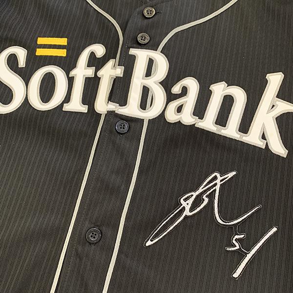 メール便送料無料】福岡 ソフトバンク ホークス 刺繍ワッペン 上林