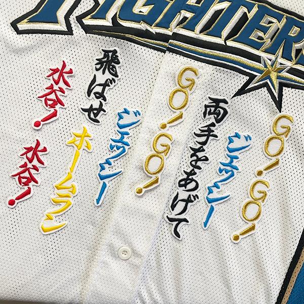 メール便送料無料】北海道 日本ハム ファイターズ 刺繍ワッペン 水谷