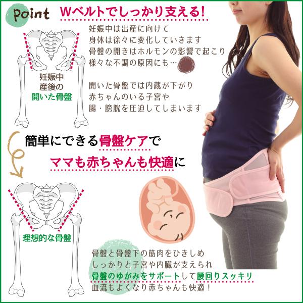 腹帯 妊婦帯 妊婦 マタニティ ダブル ベルト 産前 産後 着脱 簡単 お腹を支え 骨盤 サポート ガードル 痛み 安定 As045 Laddtm 通販 Yahoo ショッピング
