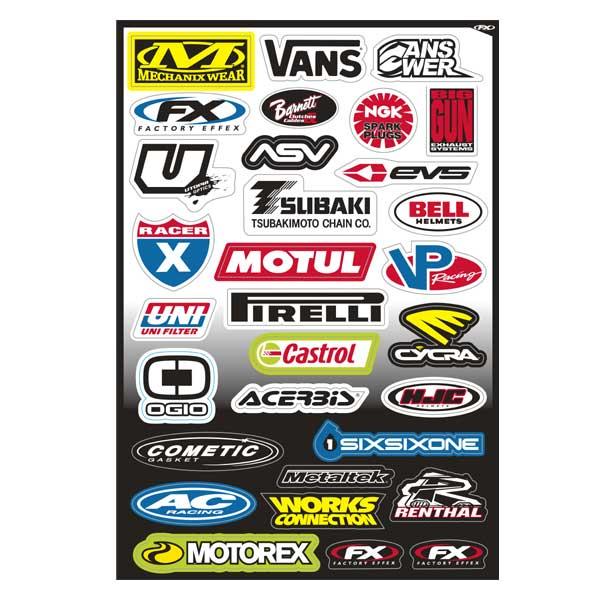 バイク アクセサリー ファクトリーエフェックス ファクトリーfx ステッカーキット スポンサーc Kit Fx10 取寄品 セール Cr レディースバイク用品店バイコ 通販 Yahoo ショッピング