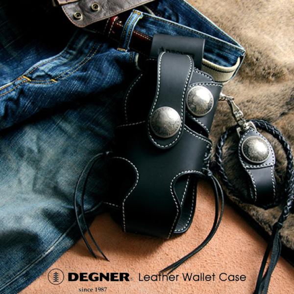ウォレットケース レザー 本革 デグナー DEGNER Leather Wallet Case
