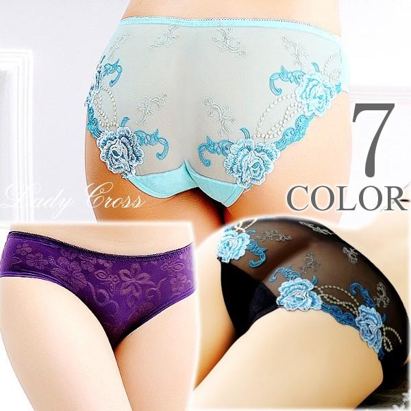 セクシーショーツ ランジェリー スタンダード シースルー フリーサイズ 人気 レディース インナー かわいい 下着 紫 赤 ピンク 緑 黒 白 Bt 709 Lady Cross ヤフー店 通販 Yahoo ショッピング