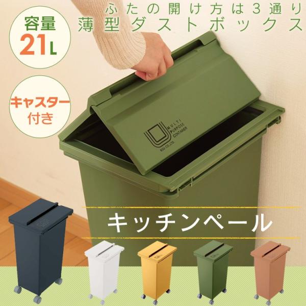 2個セット ゴミ箱 おしゃれ スリム ふた付き ダストボックス 分別 キッチンペール l キャスター付 Rsd 114 2個セット 東谷 Buyee Buyee Japanese Proxy Service Buy From Japan Bot Online