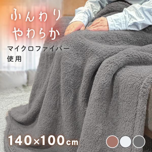 毛布 ブランケット 冬 マイクロファイバーハーフブランケット (D