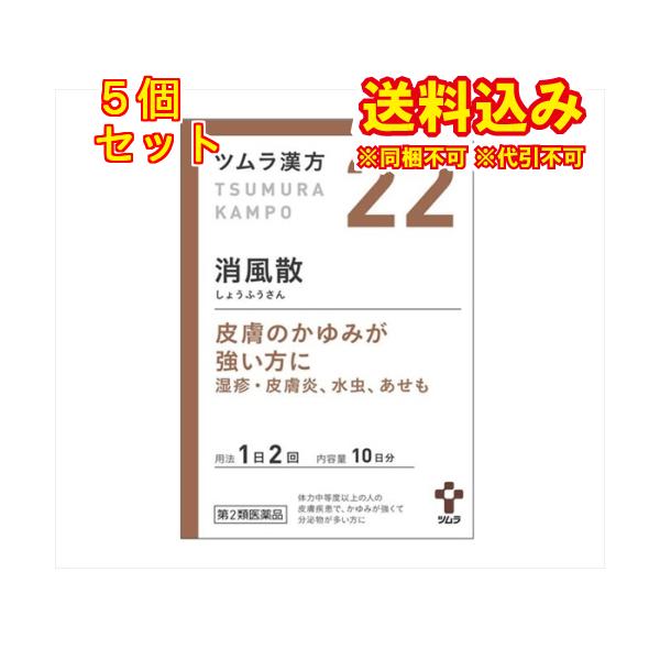 【第2類医薬品】ツムラ漢方　消風散エキス顆粒　20包×5個【22】