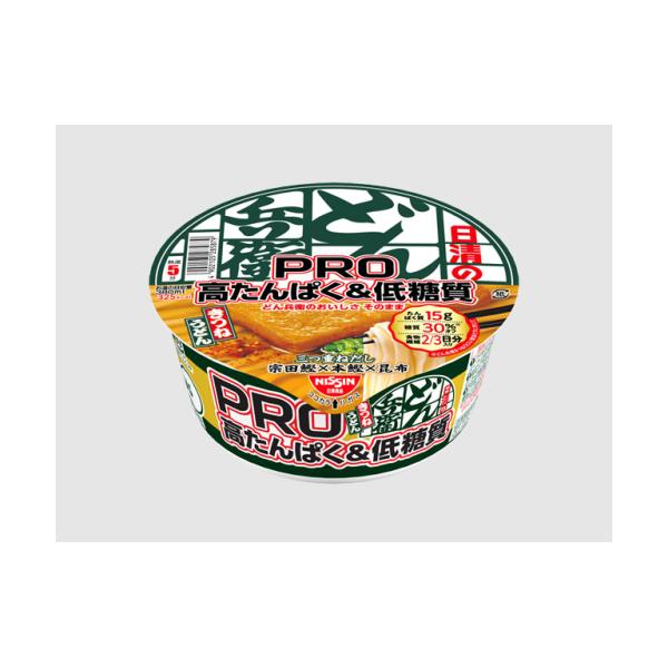 日清食品 日清のどん兵衛PRO 高たんぱく＆低糖質きつねうどん 86g×12個