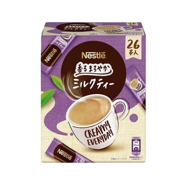ネスレ 香るまろやか ミルクティー 26本×6個 : くすりのレデイハート