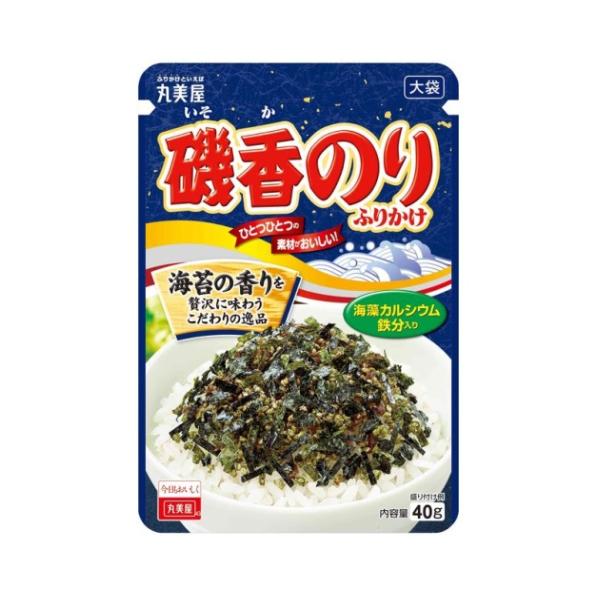丸美屋 磯香のりふりかけ 大袋 40g×10個 : くすりのレデイハート