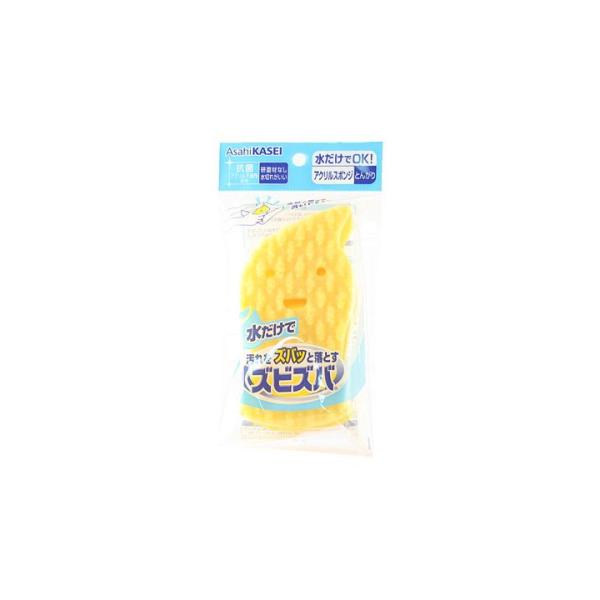 旭化成ホームプロダクツ　ズビズバ　キッチンスポンジ　水だけでもOK　とんがり　1個