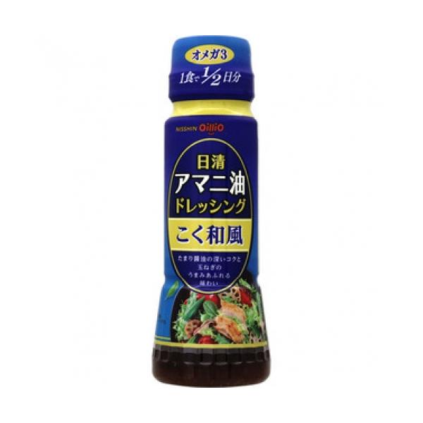 日清オイリオグループ　アマニ油ドレッシング　こく和風　160ml※取り寄せ商品　返品不可